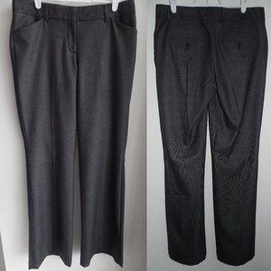 EXPRESS Editor Black/Gray Dot Print Dress Pants